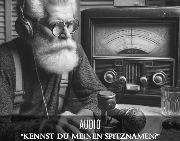 Aufnahme aus dem Jahre 2021 mit weiteren Infos über meine Weiterentwicklung. "Kennst Du meinen Spitznamen?".