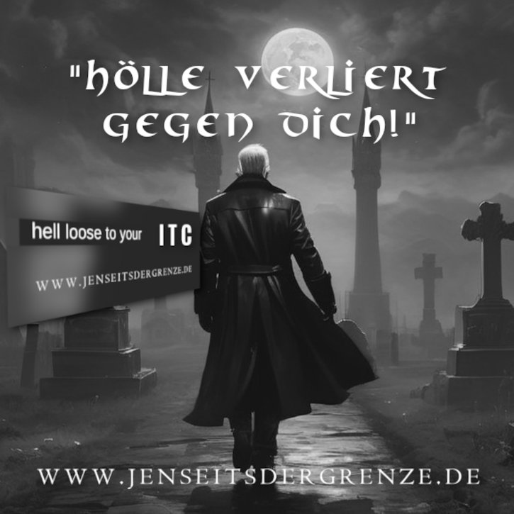 "Hölle verliert gegen dich" – eine Botschaft aus dem Jenseits. Was verbirgt sich hinter diesen Worten? Ergründe die möglichen Interpretationen und lass dich von der geheimnisvollen Aura dieser Nachricht verzaubern. Bist du bereit für eine Reise ins Unbekannte?